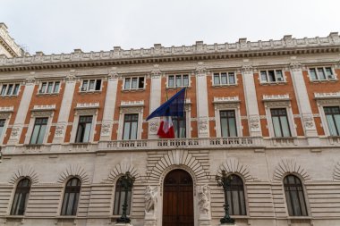 Roma, İtalya. eski şehrin tipik mimari detaylar