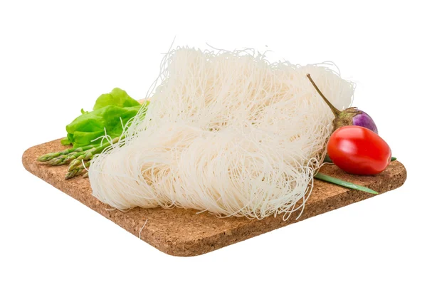 Çiğ pirinç noodle — Stok fotoğraf