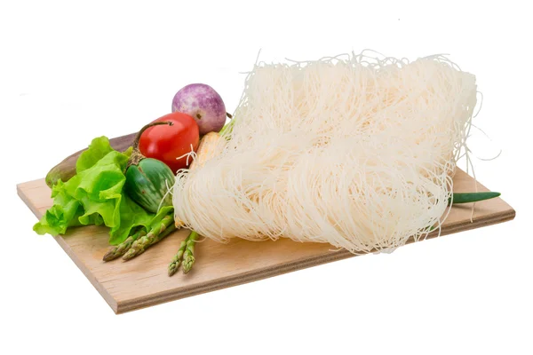 Çiğ pirinç noodle — Stok fotoğraf