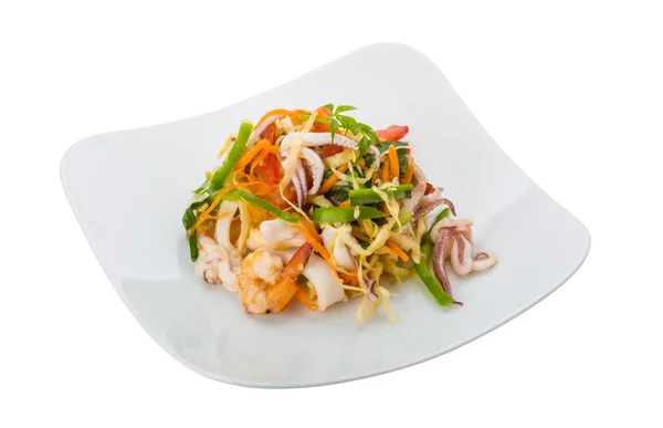 Asian seafood salad — Stock Photo, Image