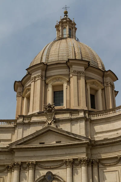 Svatý agnese v Janku v piazza navona, Řím, Itálie — Stock fotografie