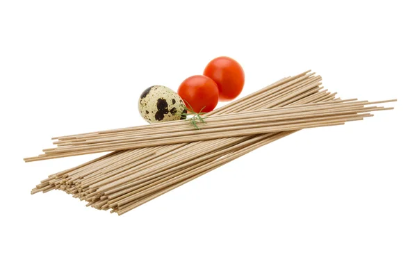 Buckwheat pasta — Stock Photo, Image