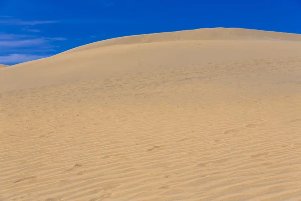 Maspalomas Duna - poušť na Kanárském ostrově Gran Canaria — Stock fotografie