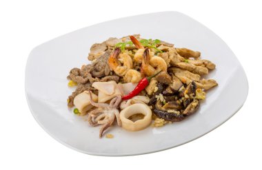 Kızarmış pirinç.