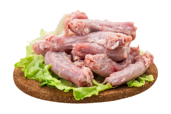 Raw chicken neck — Stock Photo, Image