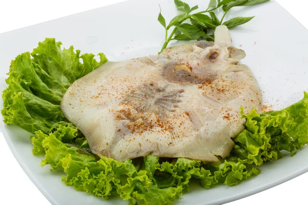 Grilled ray fish — Stock Photo, Image