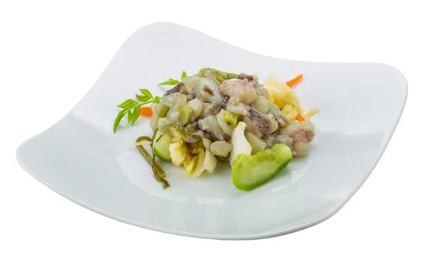 Ruwe octopus salade — Stockfoto