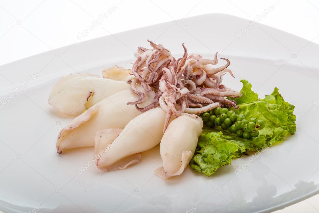 Boiled squid Stock Photo by ©AndreySt 46611235