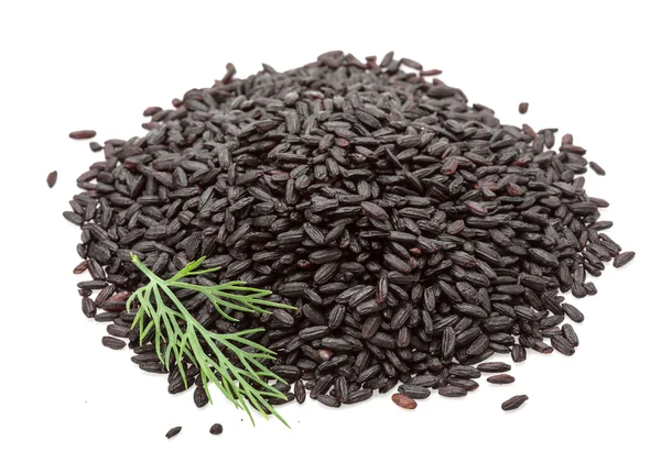 Montón de arroz negro — Foto de Stock