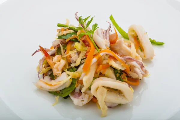 Insalata di frutti di mare asiatici — Foto Stock