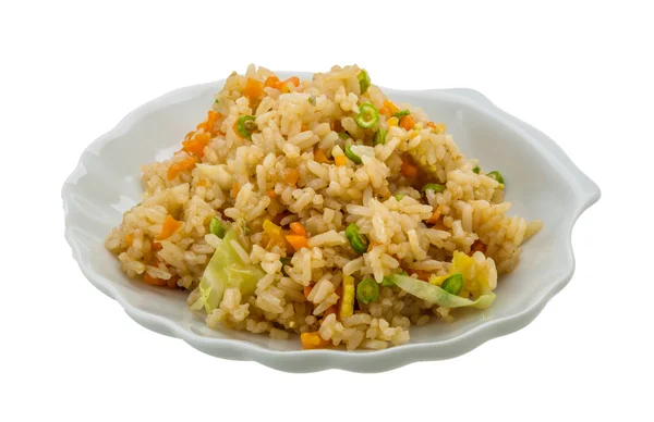 Vegetarian fried rice — Stock Photo, Image