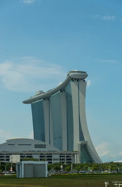 Комплексный курорт Marina Bay Sands — стоковое фото