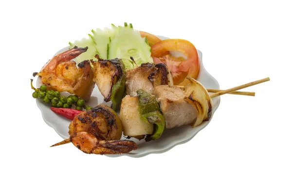 Seafood barbeque — Stock Photo, Image