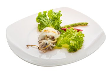 ızgara mürekkep balığı