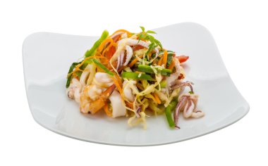 Asya deniz mahsulleri salatası