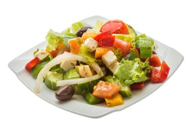 lezzletli Yunan salatası