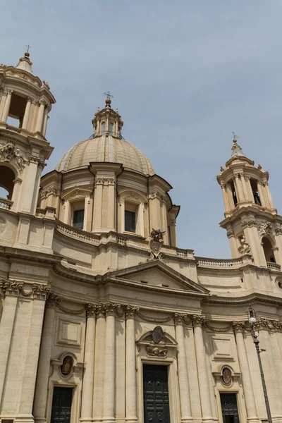 Saint agnese in agone in piazza navona, rome, Italië — Stockfoto