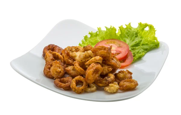 Fried squid rings — Stock Photo, Image