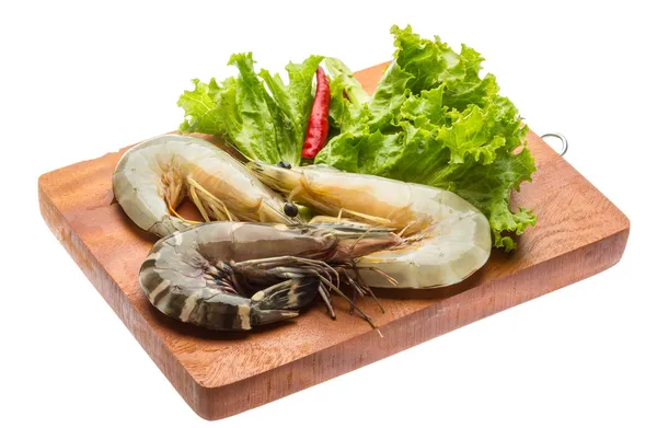 Crevettes roi et jambe d'eau — Photo