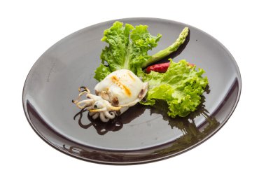 ızgara mürekkep balığı