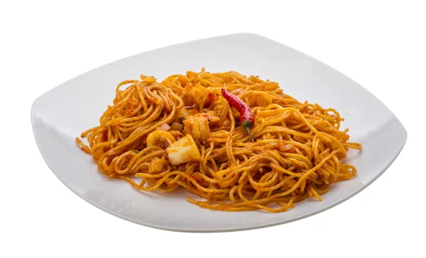 Skaldjur pasta — Stockfoto