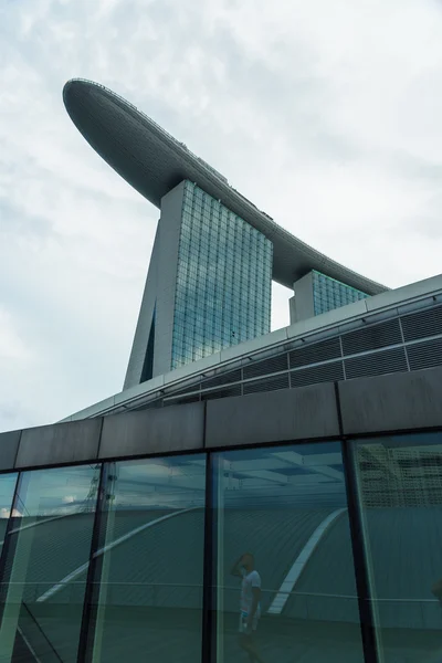 Turistico Marina bay sands — Foto Stock