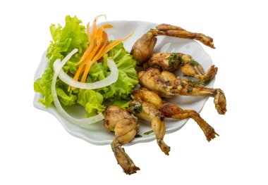 ızgara kurbağa bacağı