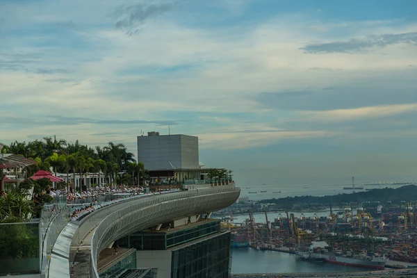 Marina bay sands integrovaného střediska — Stock fotografie