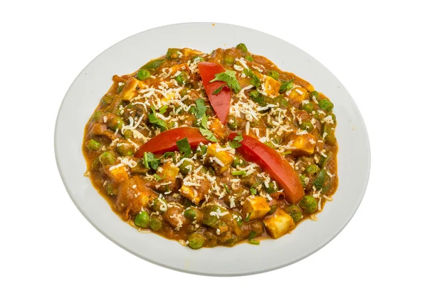 Mutter Paneer — Stock Photo, Image