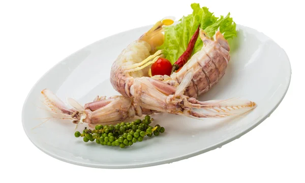 Boiled Spiny lobster — Stock Photo, Image