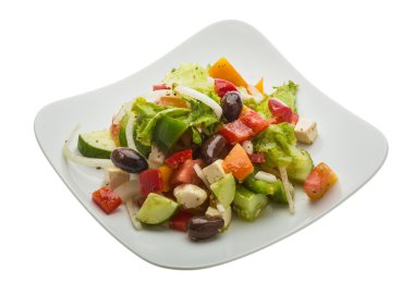 lezzletli Yunan salatası