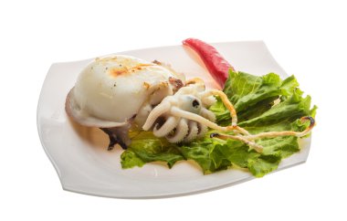 ızgara mürekkep balığı