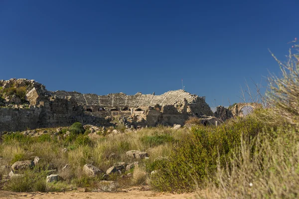 Ruinas en Side — Foto de Stock