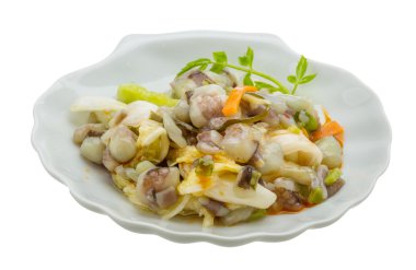 ham ahtapot salatası