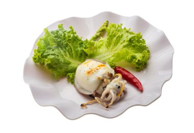 ızgara mürekkep balığı