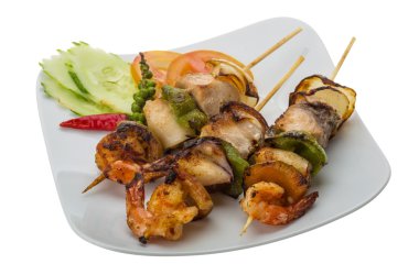 Deniz ürünleri Barbekü