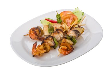 Deniz ürünleri Barbekü