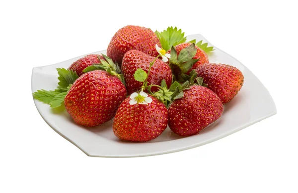 Reife Erdbeeren — Stockfoto