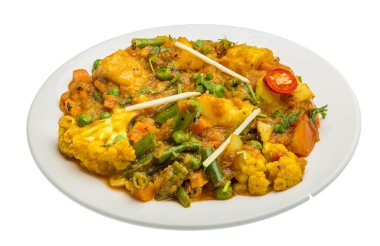 kever zöldség, masala