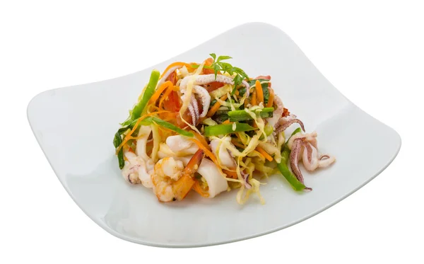 Asian seafood salad — Stock Photo, Image