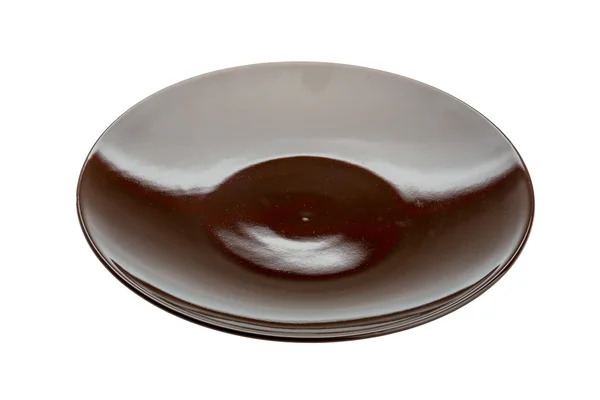 Brown plate — Stock Photo, Image