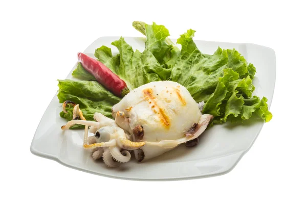 Gegrillte Tintenfische — Stockfoto