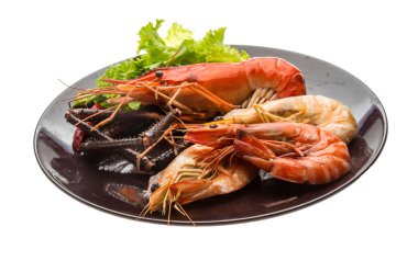 dev tatlı su karides ve Kral karides