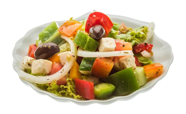 Delikater griechischer Salat — Stockfoto