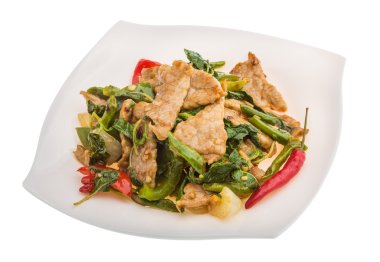 sebze soslu domuz eti