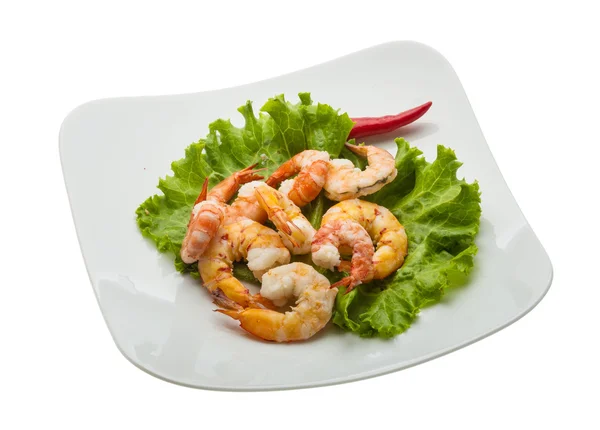 Unshelled king prawn — Stock Photo, Image