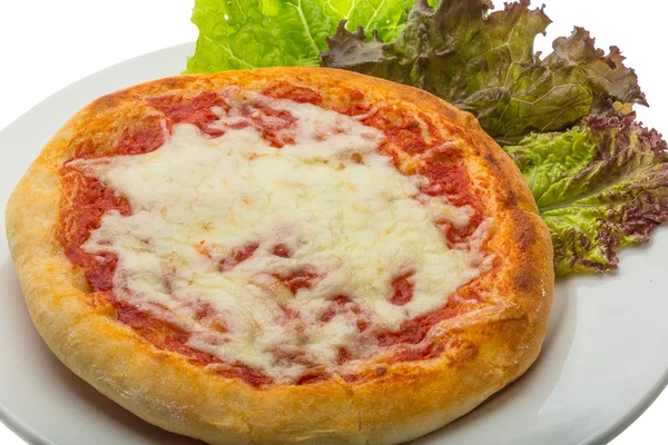 Pizza con pomodoro e formaggio — Foto Stock