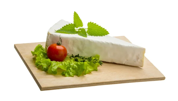 Brie cheese with thyme — Stock Photo, Image