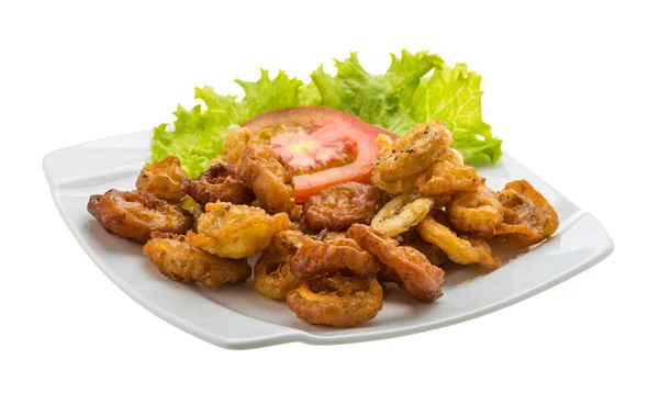 Fried squid rings — Stock Photo, Image