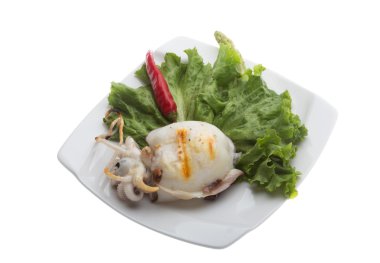 ızgara mürekkep balığı